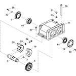 Gearbox Assembly 2 <br />(Up To Serial No. 161205099049)